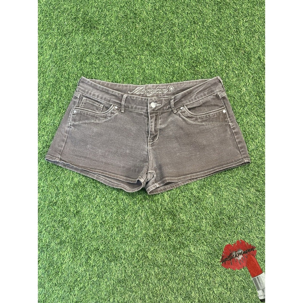 Y2K Delias Shorts Juniors 13/14 Brown Morgan Style‎